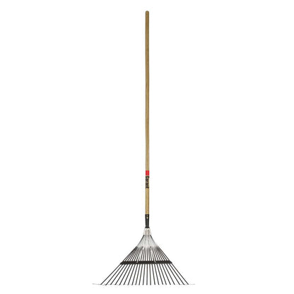 Springback lawn rake