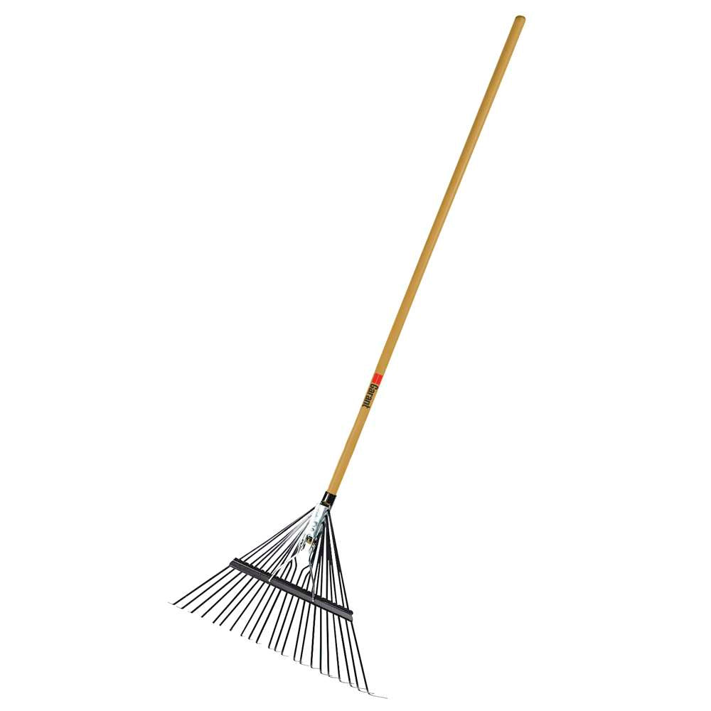 Springback lawn rake