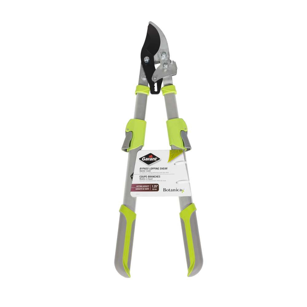 Bypass Lopping Shears, Telescopic Handles, Non-Slip Handle