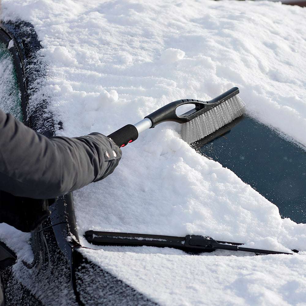 35-inch Snow brush - ABS ice scaper and comfort grip