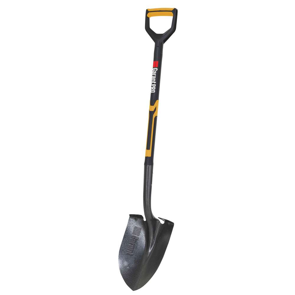 Round point shovel, engineered resin