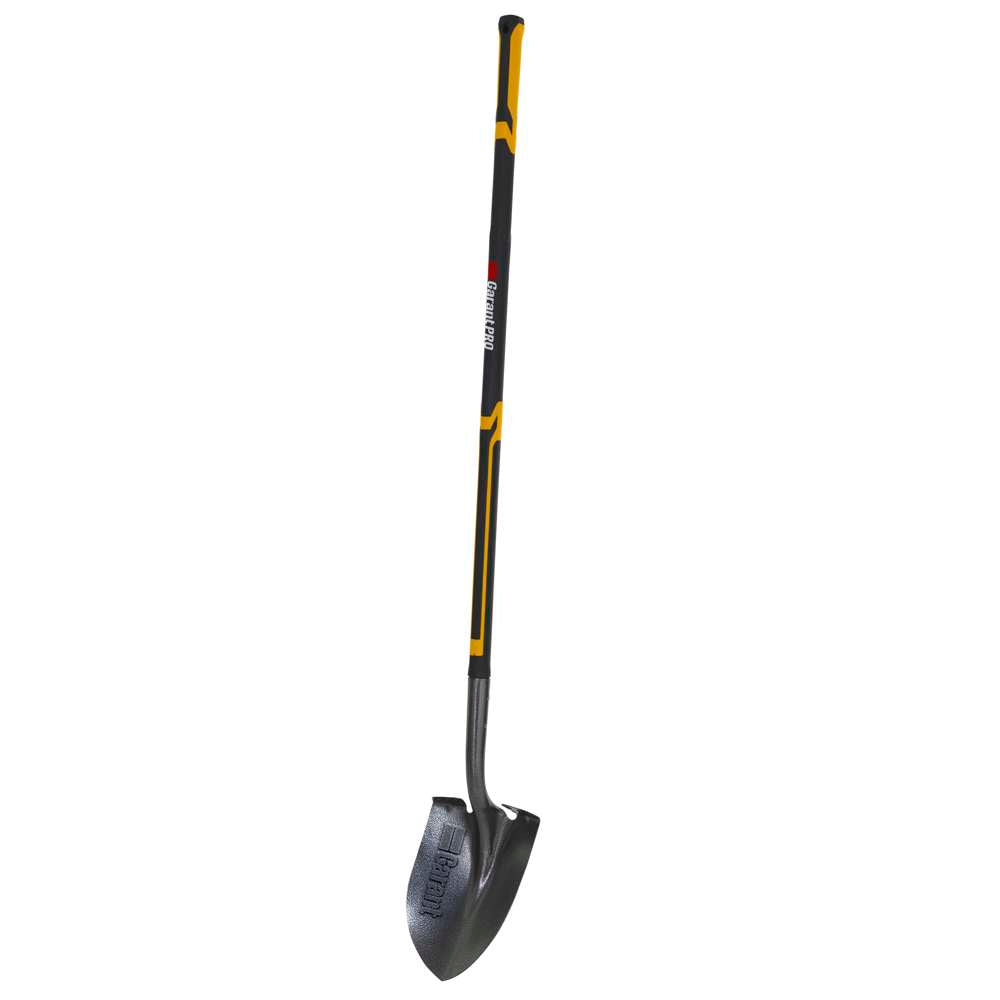 Round point shovel, engineered resin