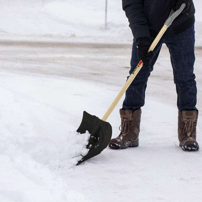 Snow shovel, 18" poly blade