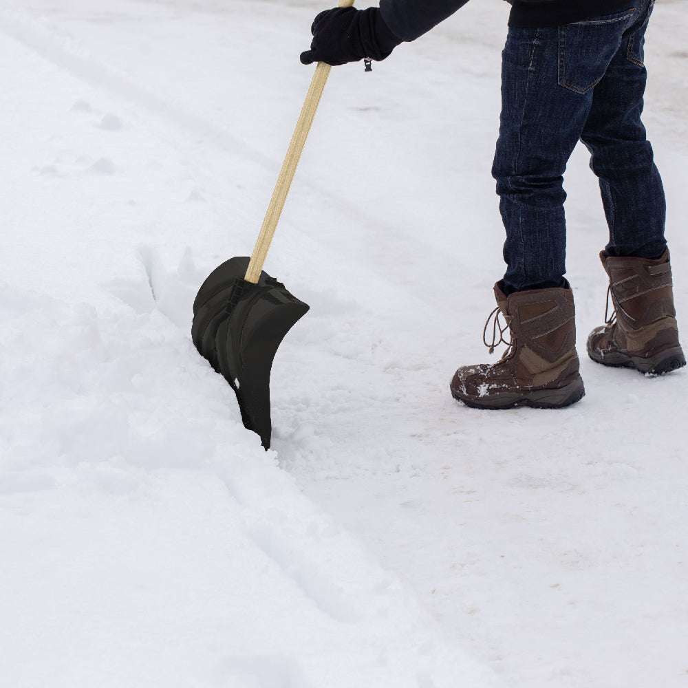 Snow shovel, 18" poly blade