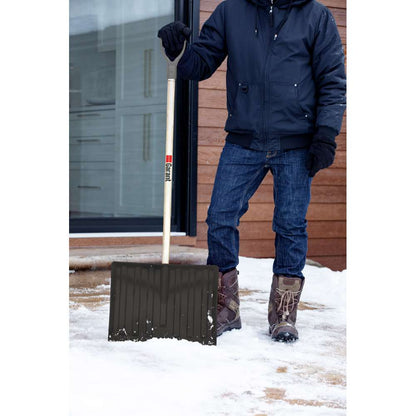 Snow shovel, 18" poly blade