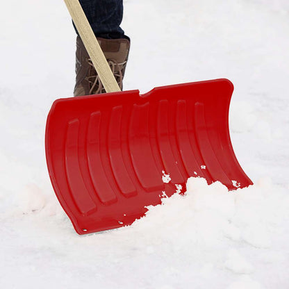 Snow pusher, 21" poly blade,