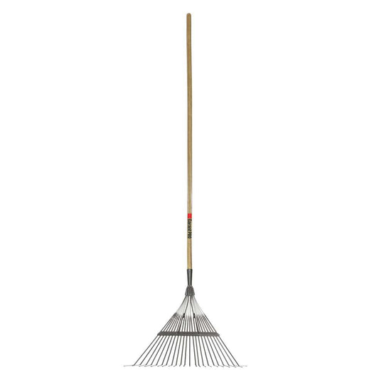 Springback lawn rake