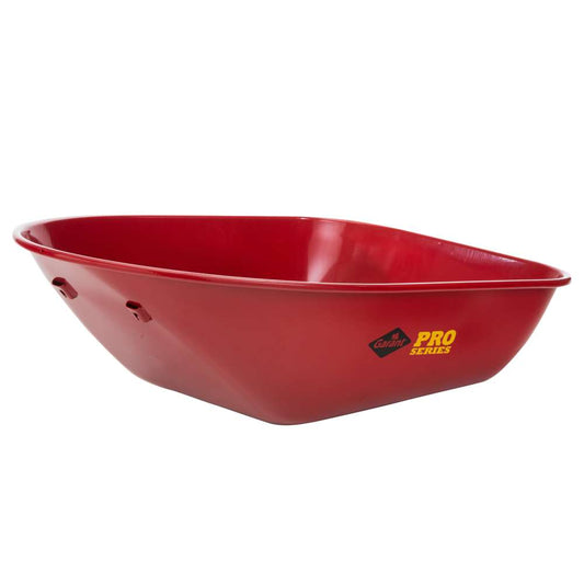 Tray for 6 cu. ft., steel wheelbarrow TIFS6CT30, RAL3002 red