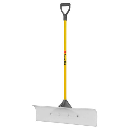 36-Inch Durable UHMW Snow Pusher with Fibreglass Handle