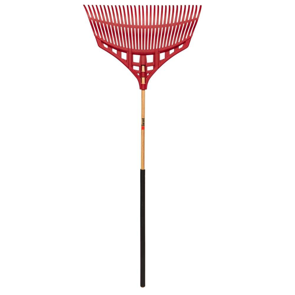 30-Inch Ultra-Light Leaf Rake with Wood Handle