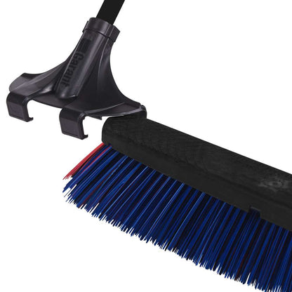 24" CLIP 'N LOCK push broom Maximum Efficiency