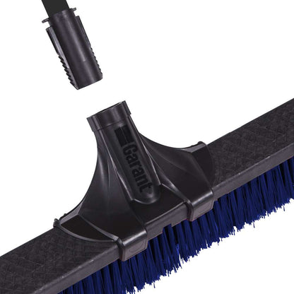 24" CLIP 'N LOCK push broom Maximum Efficiency