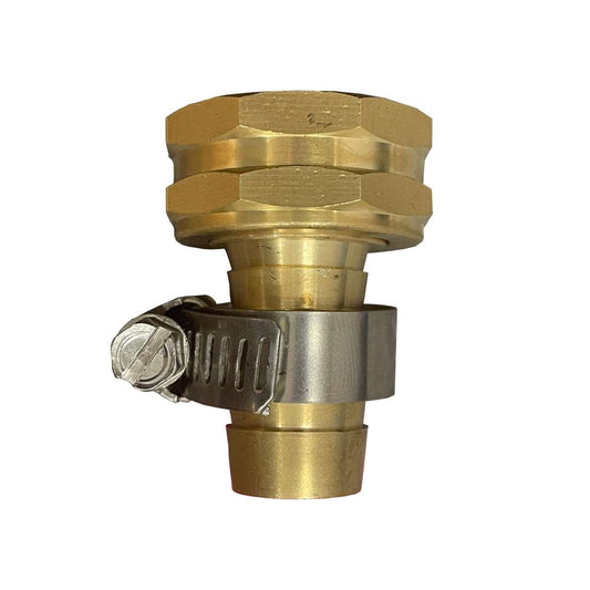 Brass Female Repairer, Standard 1/2” Hose