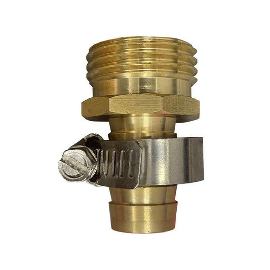 Brass Male Repairer, Standard 1/2” Hose