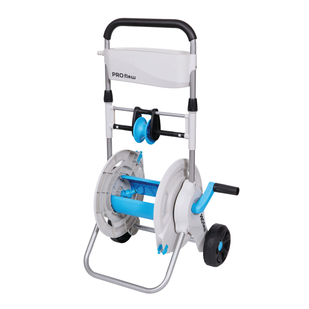 Poly hose reel cart