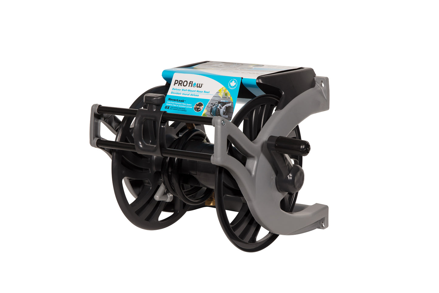 Ames Never Leak Mural Hose Reel and Tray - 225-ft Capacity