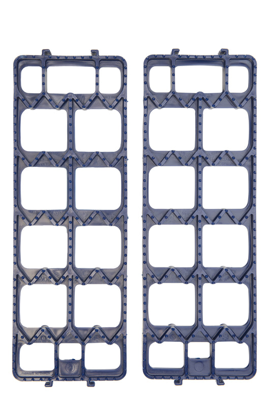 Plaques d'adhérence pliable en acier Certified pour la neige, la glace,  l'herbe et la boue, paq. 2
