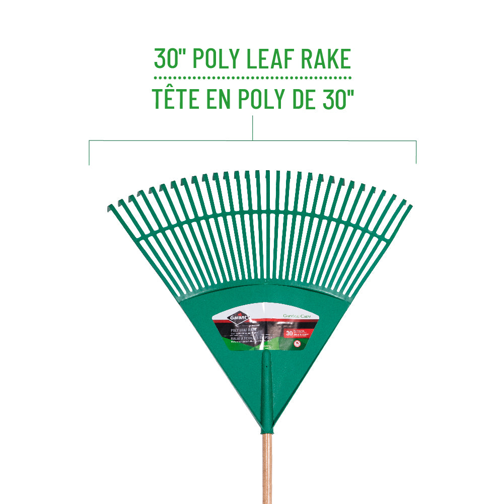 Poly leaf rake