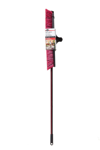 24'' Multisurface Clip 'N Lock push broom