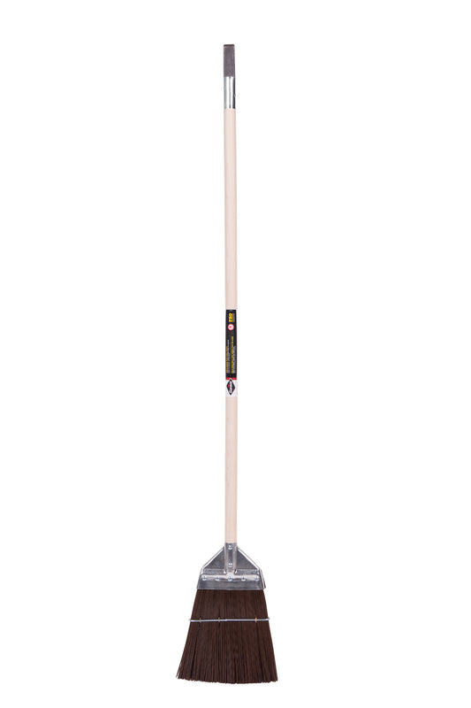 Track broom with chisel