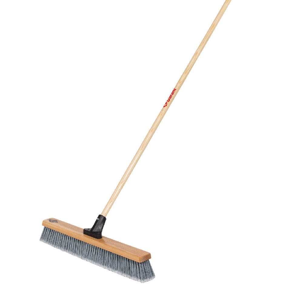 Contractor push broom, 24", smooth surface