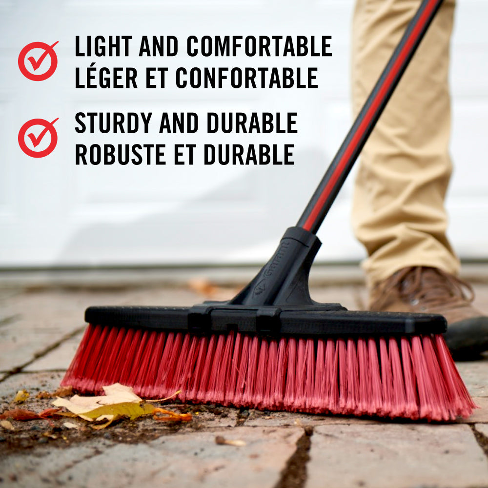 24'' Multisurface Clip 'N Lock push broom